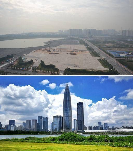 深圳河两岸对比图片